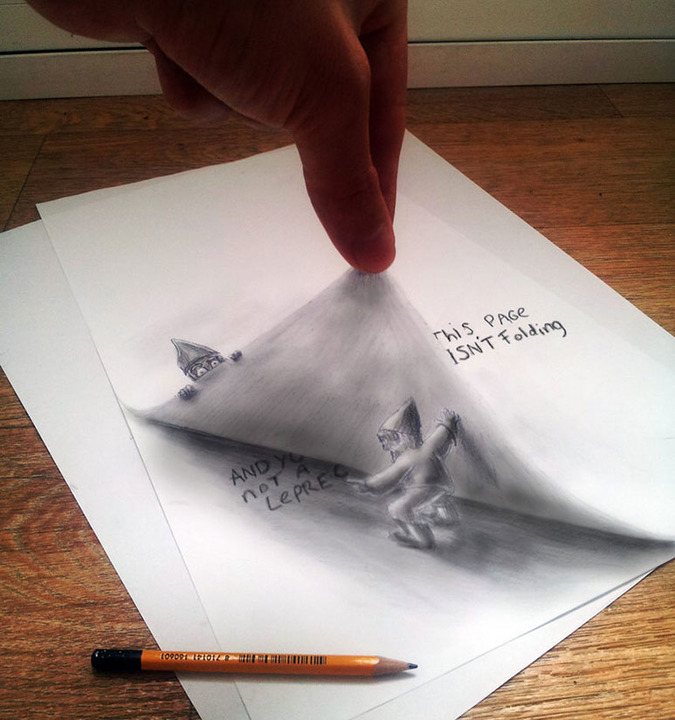 25 Dessins 3D Qui Semblent Sortir De La Feuille - Dessein encequiconcerne R En 3D Dessin