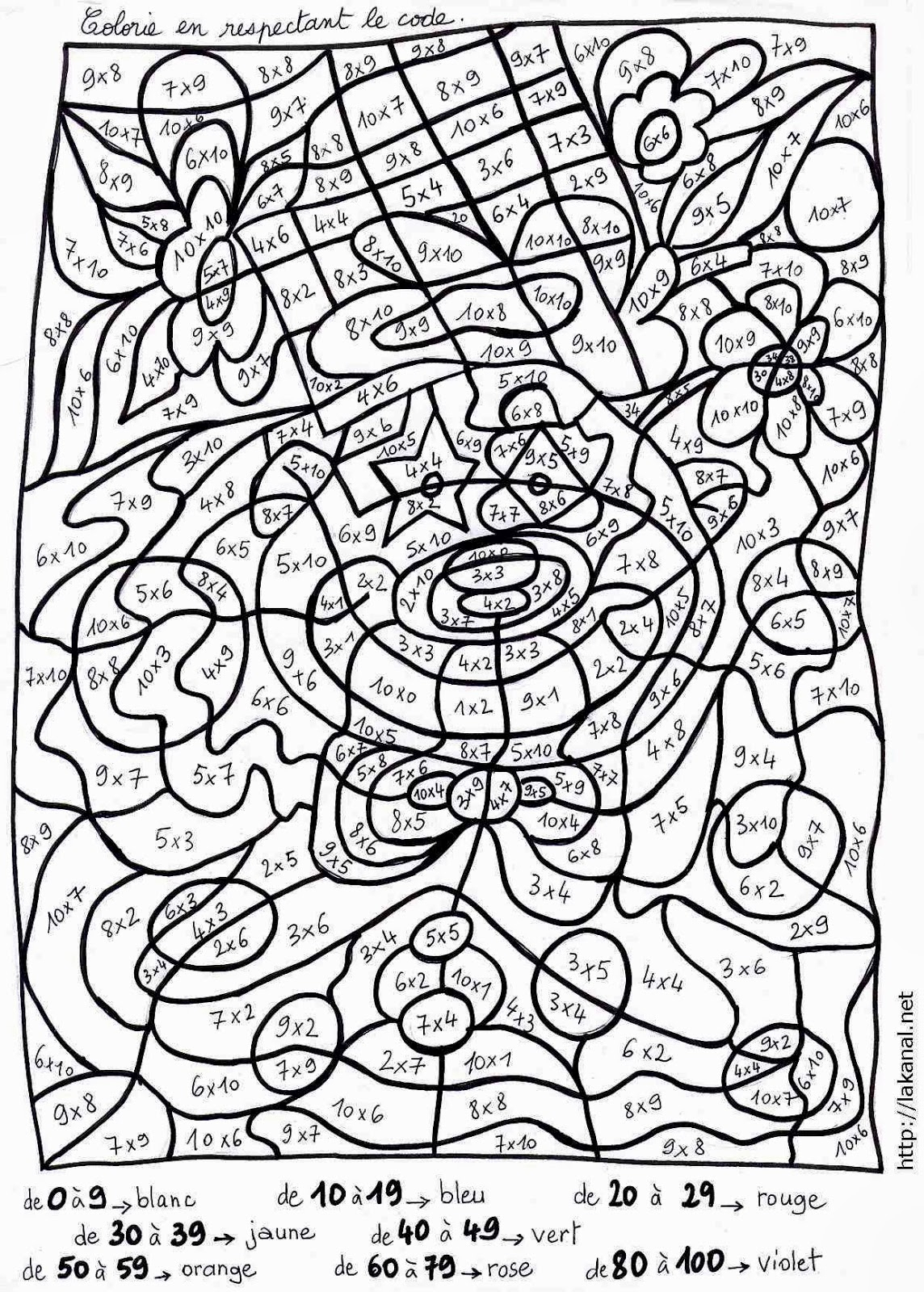 25 Dessins De Coloriage Magique Gs À Imprimer encequiconcerne Coloriage Magique,