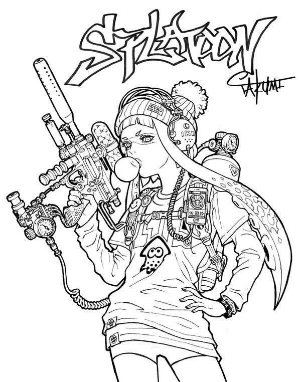 25 Splatoon Coloring Pages Selection | Free Coloring Pages dedans Dessin Coloriage Splatoon 2