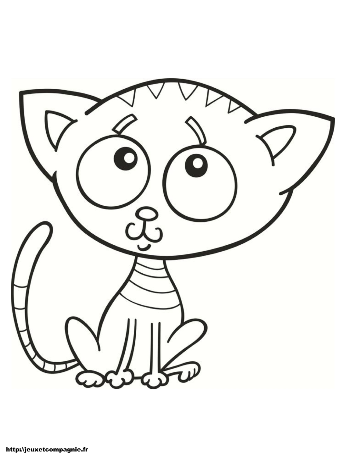 260 Dessins De Coloriage Chat À Imprimer Sur Laguerche dedans Coloriage Dessin Tete De Chat