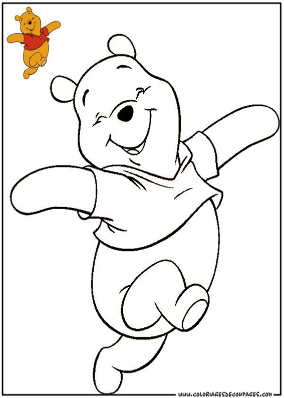 29 Dessins De Coloriage Winnie À Imprimer encequiconcerne Dessin À Colorier Avec Modèle