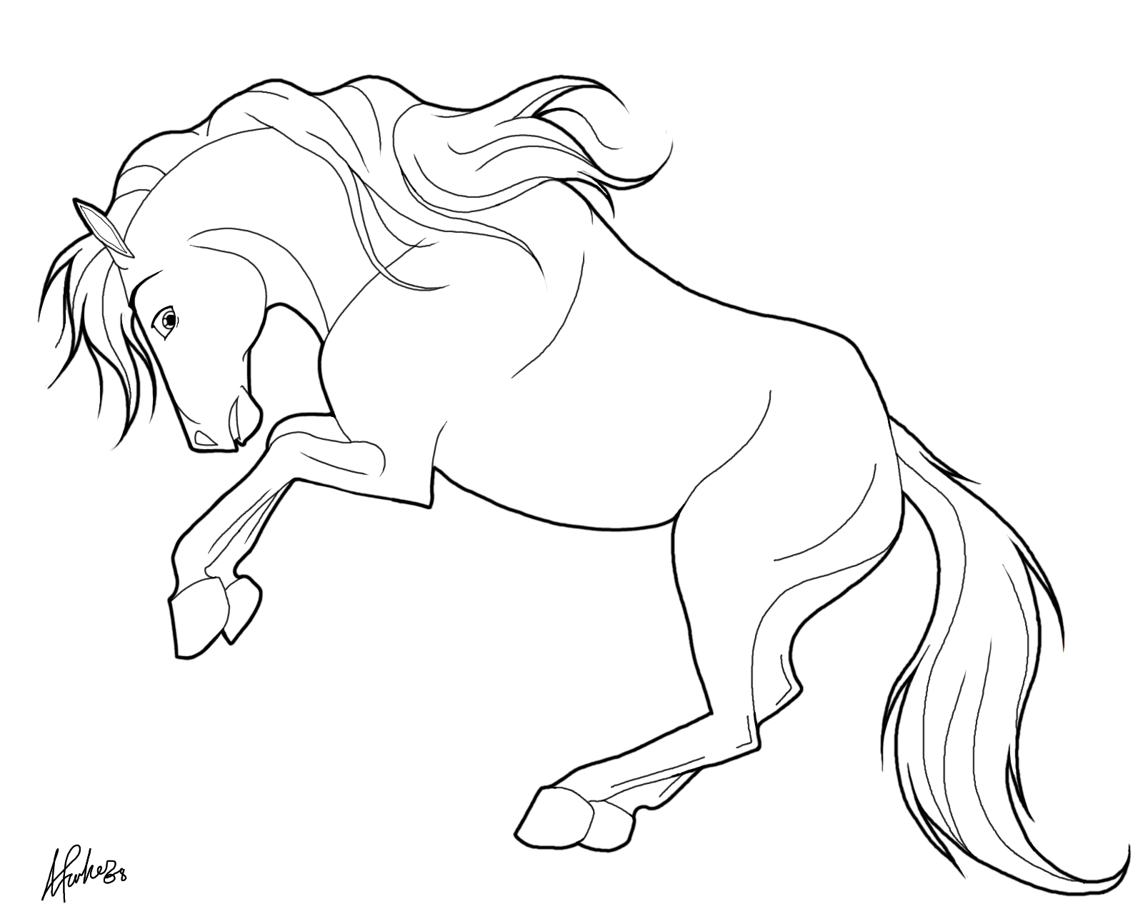 296 Dessins De Coloriage Cheval À Imprimer Sur Laguerche tout Un Coloriage De