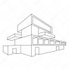 2D House Sketch | 2D Perspective Drawing Of A House concernant Dessin 2D