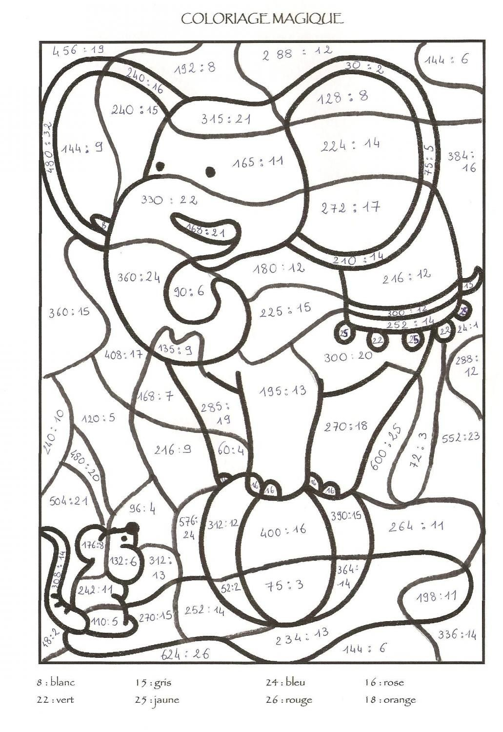 30 Coloriage Magique Gs À Imprimer Beau | Matematik destiné Coloriage Gs