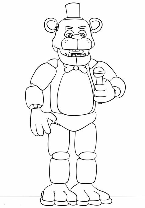 30 Freddy Fazbear Coloring Pages - Zsksydny Coloring Pages dedans Coloriage Fnaf 3