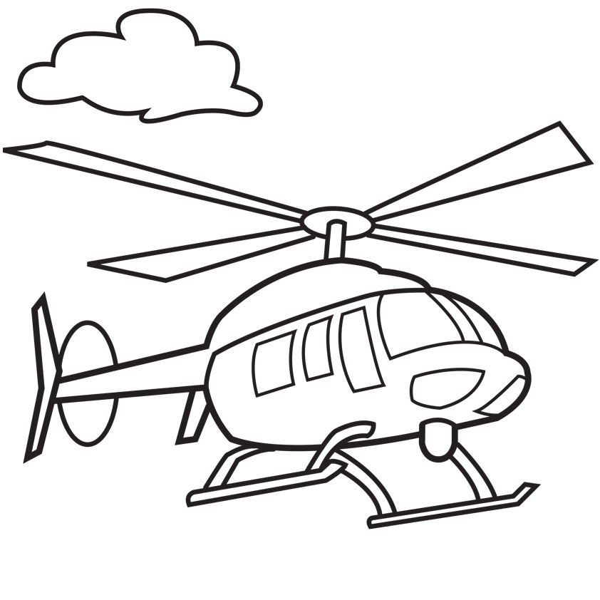 31 Dessins De Coloriage Helicoptère À Imprimer Sur pour Coloriage Helicoptere