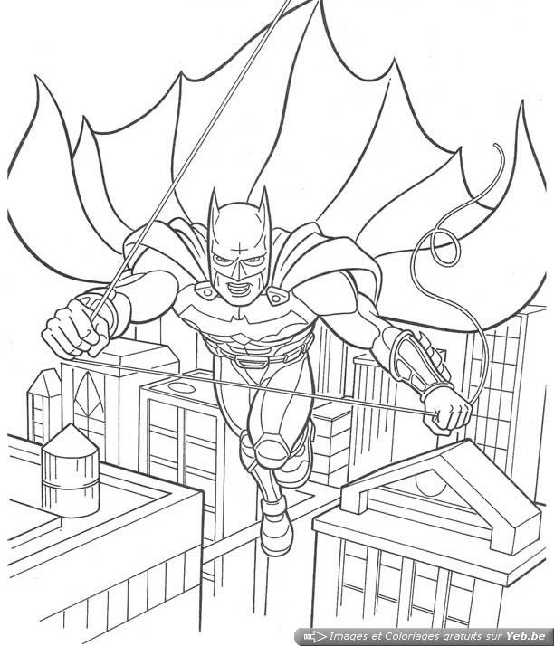 310 Dessins De Coloriage Batman À Imprimer Sur Laguerche intérieur Coloriage Batman