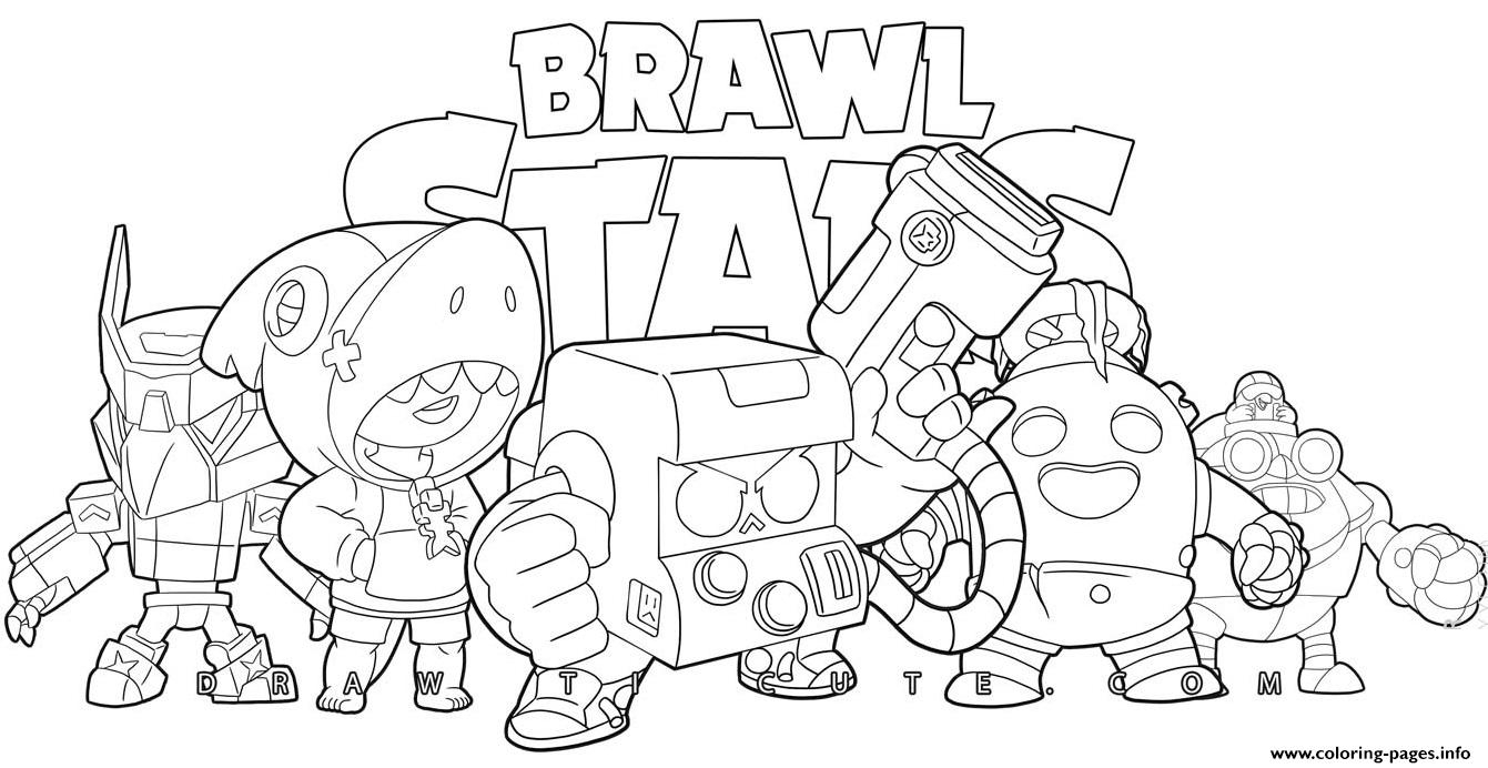 35 Hq Pictures Coloriage Brawl Stars Lou : Disegni Da serapportantà Dessin Brawl Stars