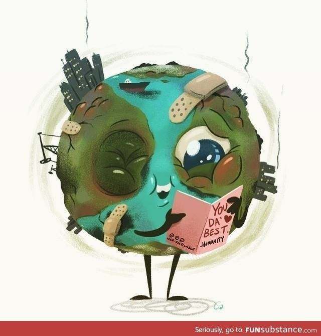 45+ Environmental Pollution Poster Student Student World concernant Dessin Terre