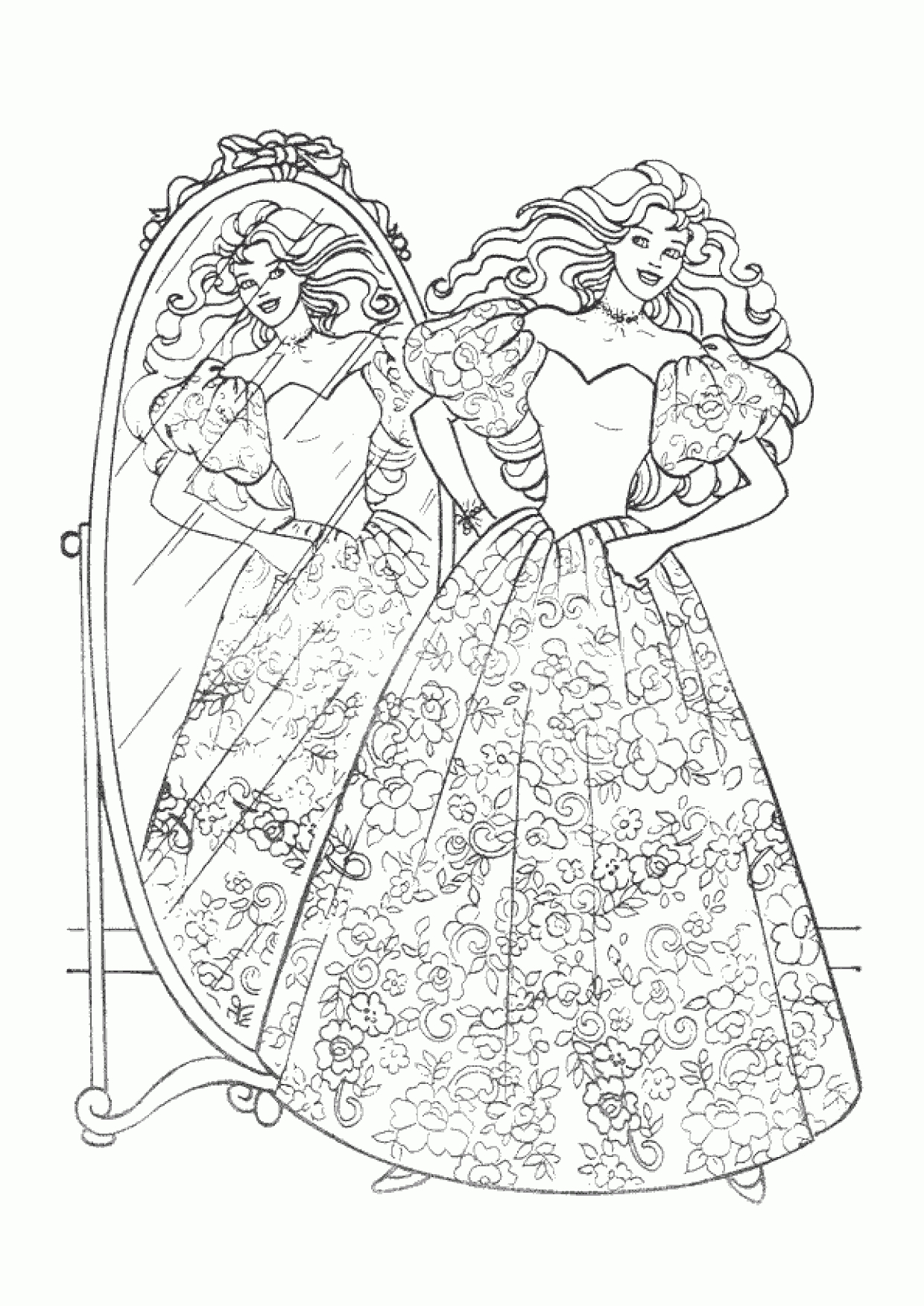 49+ Coloriage Barbie Princesse Pictures - Malvorlagen Fur avec Coloriage Barbie