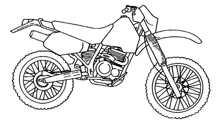 5 Dibujos De Motos Para Colorear E Imprimir Gratis | Moto avec Moto En Y Dessin