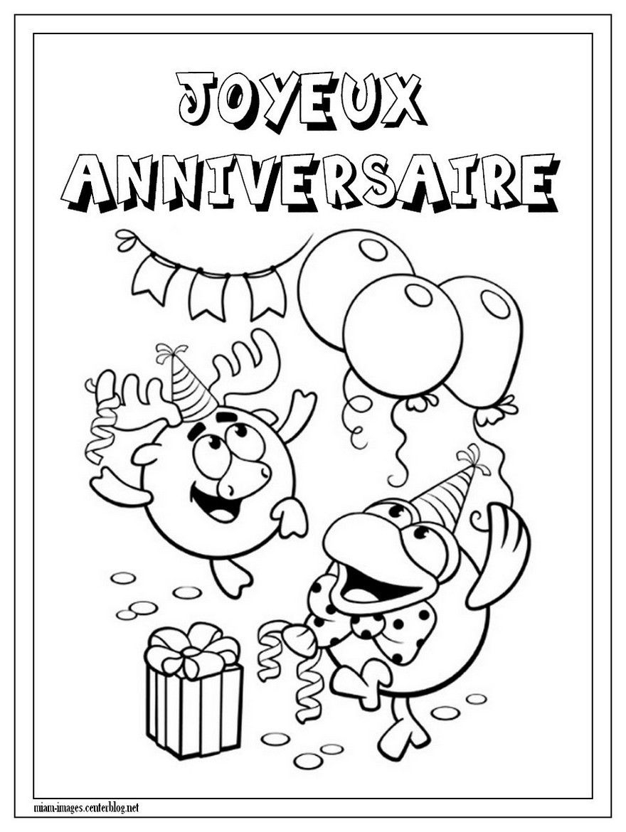 50 + Des Idées Photo Créatif Coloriage Joyeux Anniversaire tout Coloriage Joyeux Anniversaire 6 Ans