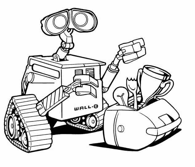 54 Dessins De Coloriage Wall-E À Imprimer Sur Laguerche destiné Dessin E,