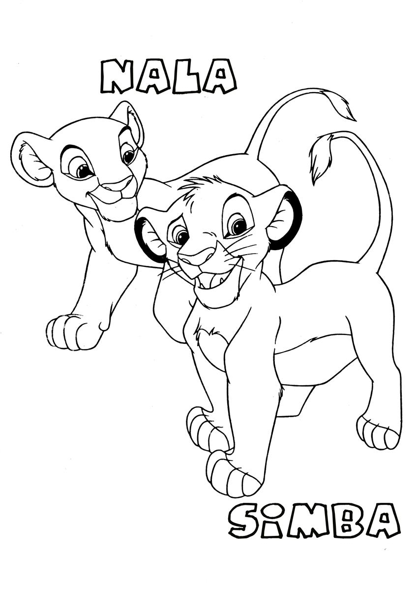 56 Dessins De Coloriage Simba À Imprimer Sur Laguerche pour Y/N Dessin