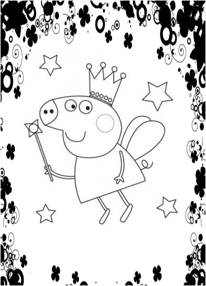 61 Best Coloriages Péppa Pig Images On Pinterest intérieur Coloriage Peppa Pig,