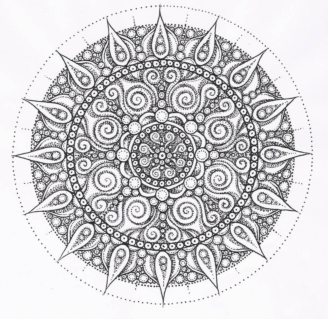 66 Dessins De Coloriage Mandalas Difficile À Imprimer Sur intérieur Coloriage Mandala À Imprimer