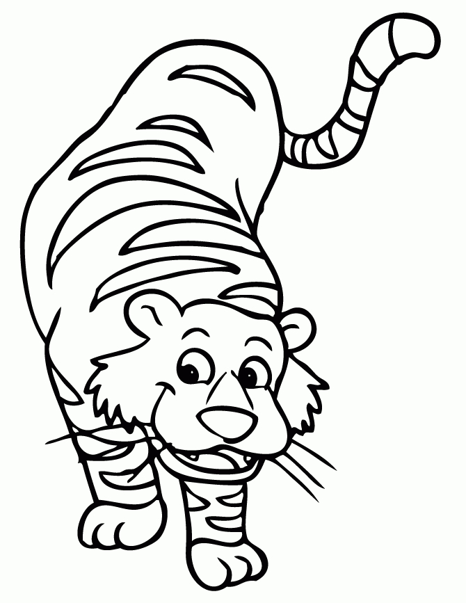 72 Dessins De Coloriage Tigre À Imprimer Sur Laguerche à Coloriage Tigre