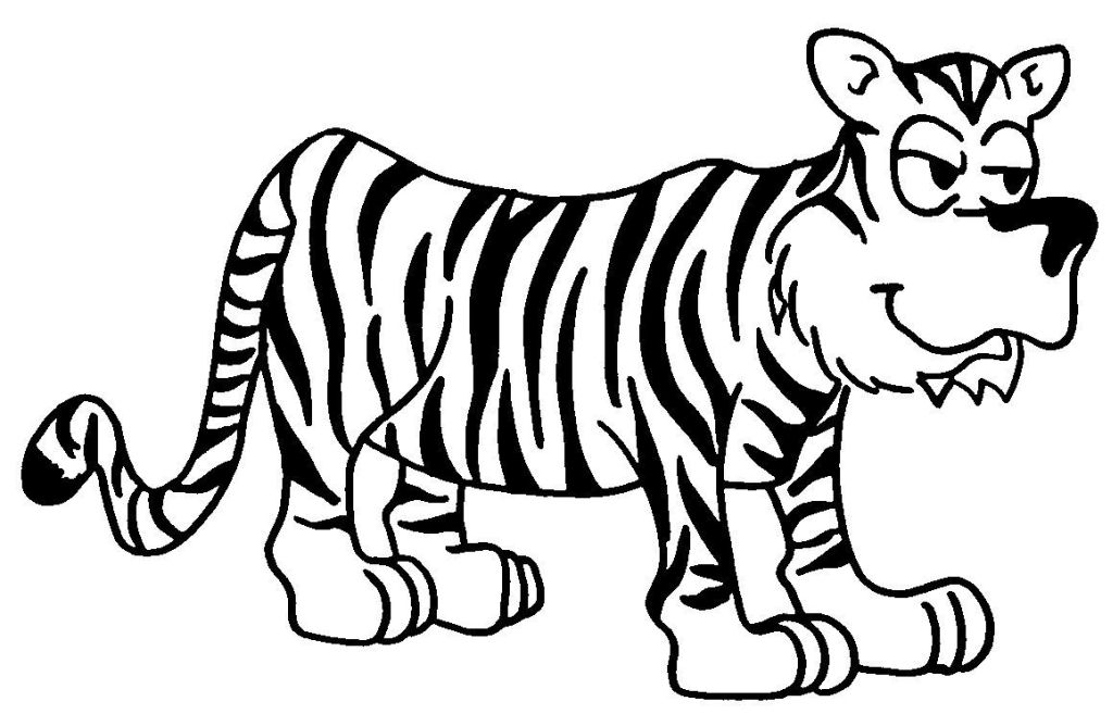 72 Dessins De Coloriage Tigre À Imprimer Sur Laguerche dedans Coloriage Tigre