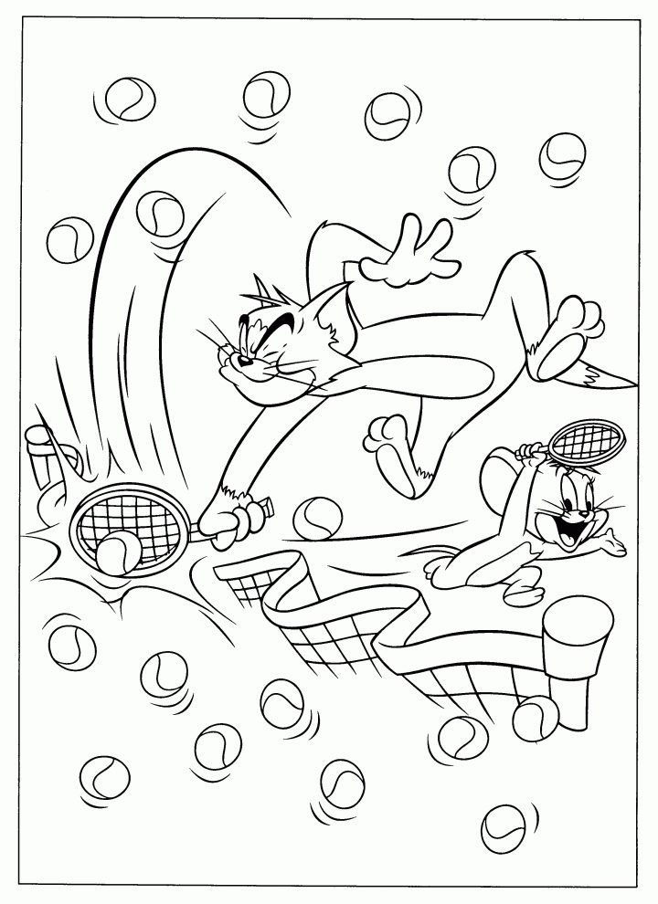 74 Dessins De Coloriage Tom Et Jerry À Imprimer Sur pour Coloriage Tom Et Jerry