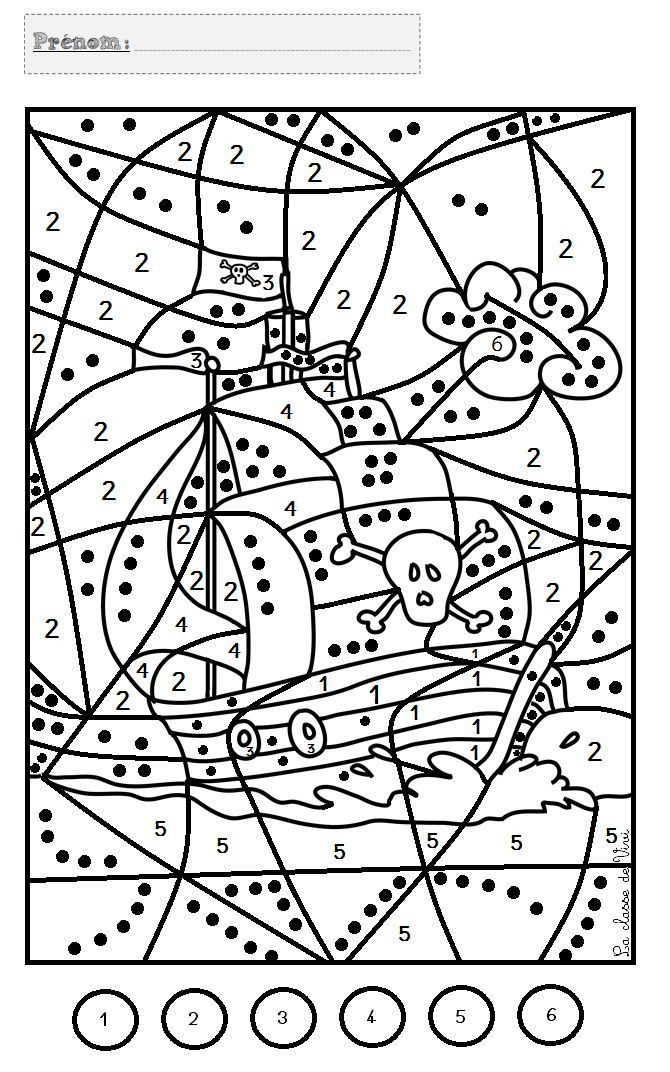 8 Attrayant Coloriage Magique Chiffre Stock,Au Instant avec Coloriage Magique K