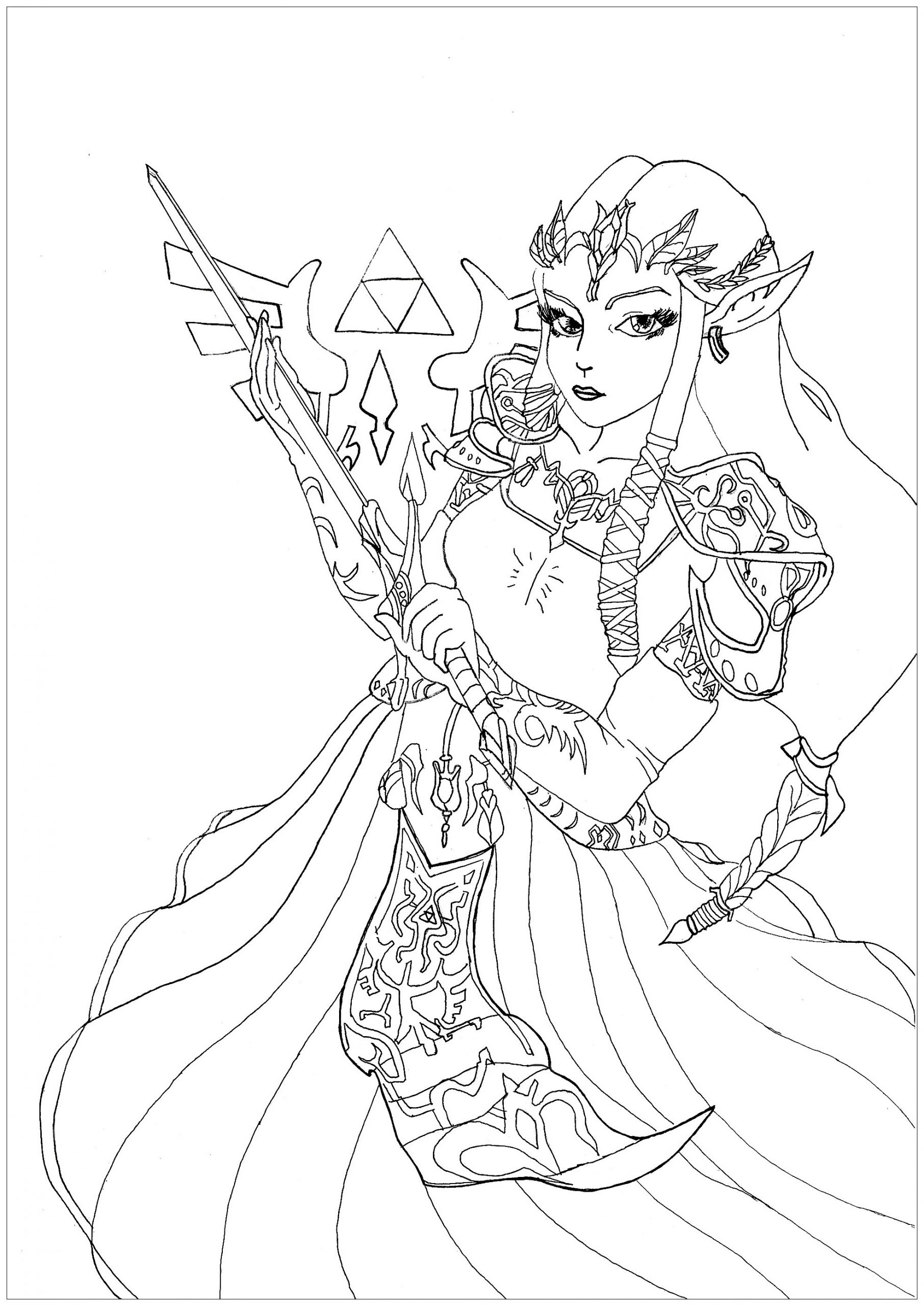 8 Cool De Coloriage Zelda Breath Of The Wild A Imprimer serapportantà Coloriage Wild 6,