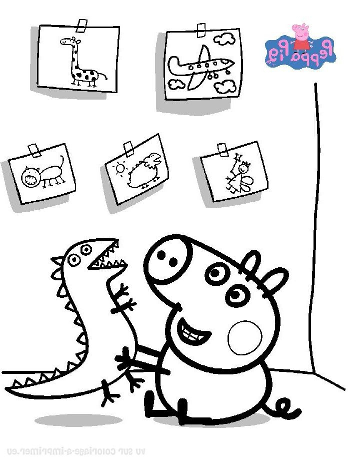 8 Élégant De Dessin À Colorier Peppa Pig Collection serapportantà Coloriage Peppa Pig,