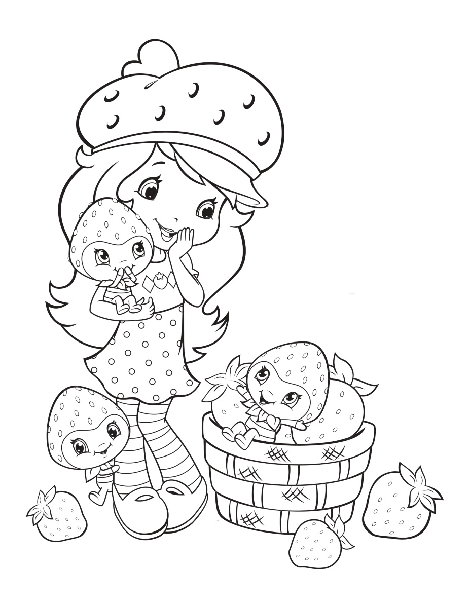 8 Magnifique Coloriage Charlotte Aux Fraises Collection intérieur Coloriage Fraise