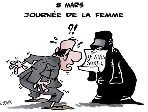 8 Mars Journée De La Femme | Caricatures Et Humour | Gagdz concernant Dessin 8 Mars,