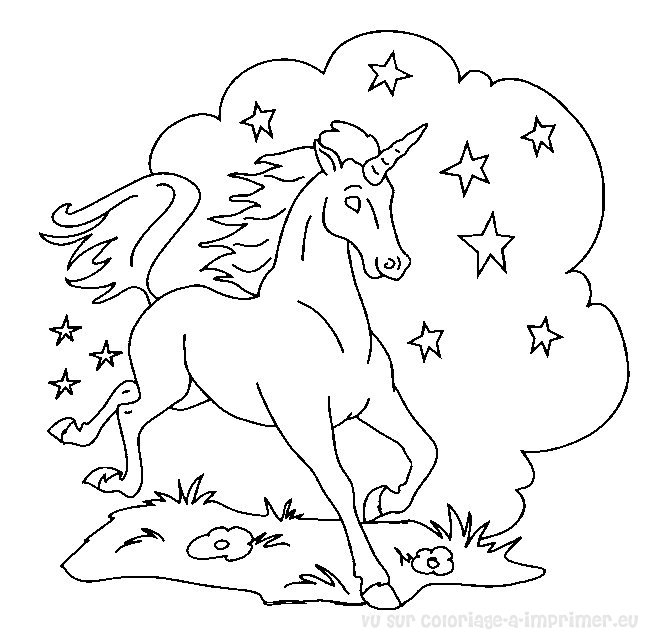 80 Dessins De Coloriage Licorne À Imprimer Sur Laguerche encequiconcerne Coloriage Licorne À Imprimer
