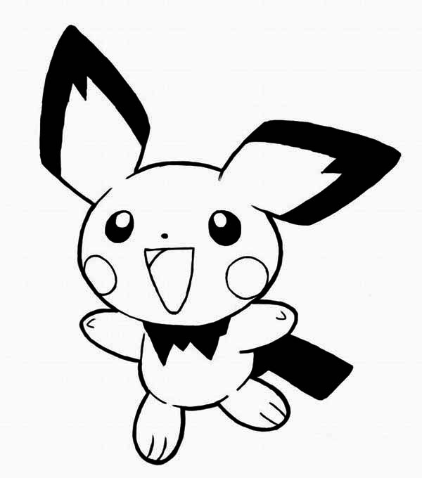 81 Dessins De Coloriage Pikachu À Imprimer Sur Laguerche dedans À Colorier Dessin Kawaii Pokemon Bebe