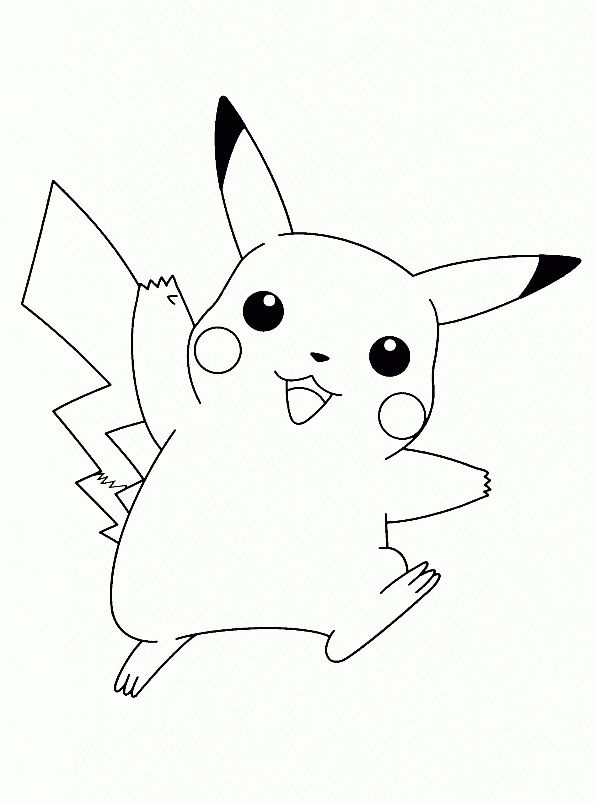81 Dessins De Coloriage Pikachu À Imprimer Sur Laguerche intérieur À Dessiner Pikachu,