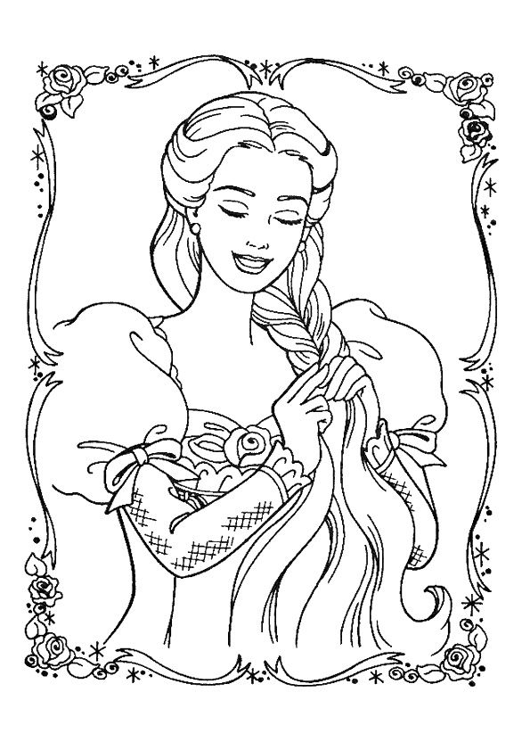 9 Exotique Coloriage Barbie Princesse À Imprimer Image à Coloriage Barbie Princesse