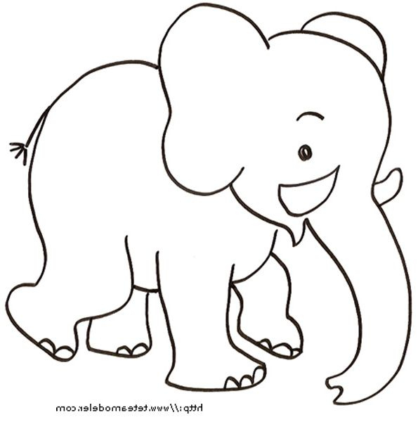 9 Idéal Elephant Coloriage Photograph | Coloriage Elephant dedans Dessin Coloriage Éléphant