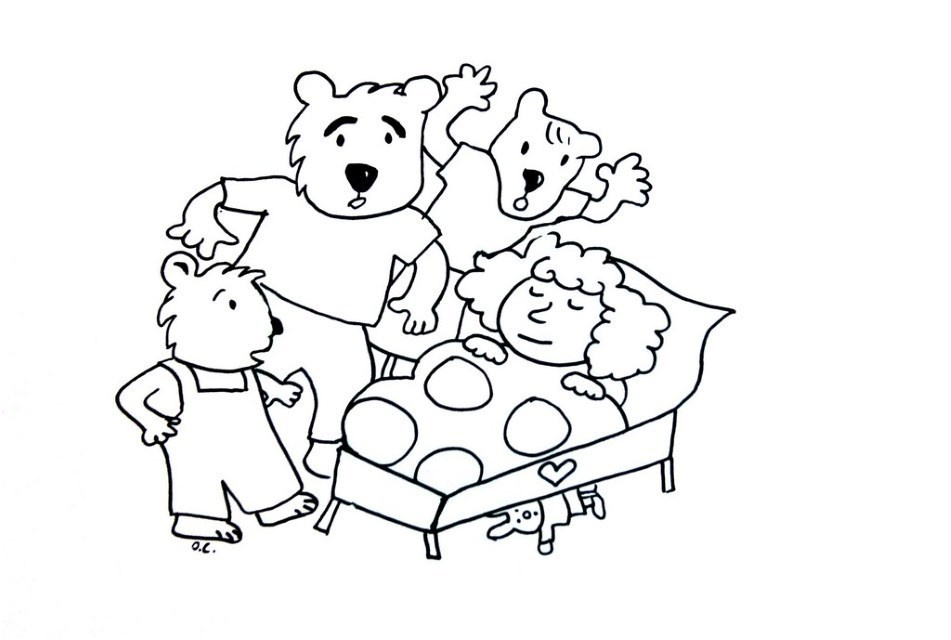 9 Original Boucle D&amp;#039;Or Coloriage Photos - Coloriage tout Coloriage Boucle D&amp;amp;#039;Or