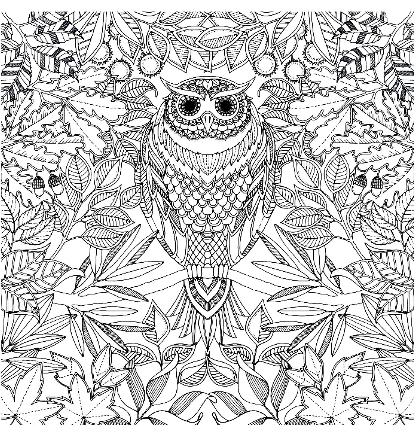 90 Dessins De Coloriage Nature Adulte À Imprimer pour Coloriage Nature