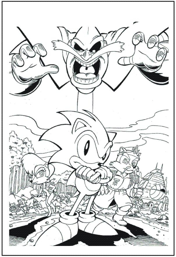 97 Dibujos De Sonic Para Colorear | Oh Kids | Page 2 destiné Y A Colorier