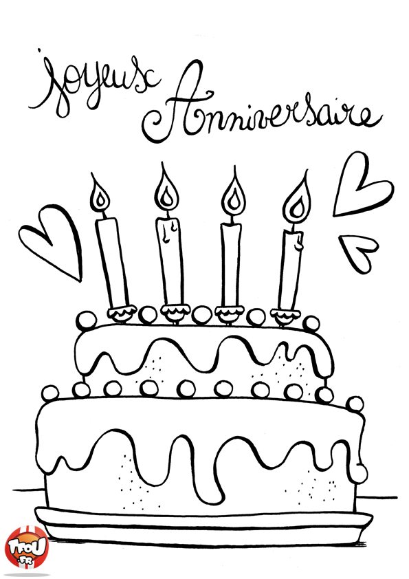 98 Dessins De Coloriage Anniversaire 5 Ans À Imprimer tout Coloriage 5 Ans