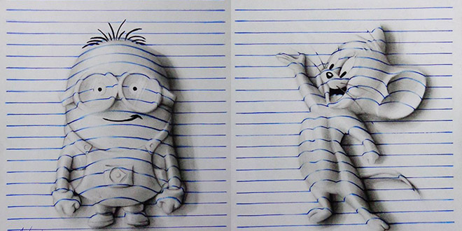 A 15 Ans, Il Dessine Des Dessins En 3D À La Perfection. dedans Dessin 3D Facile Love