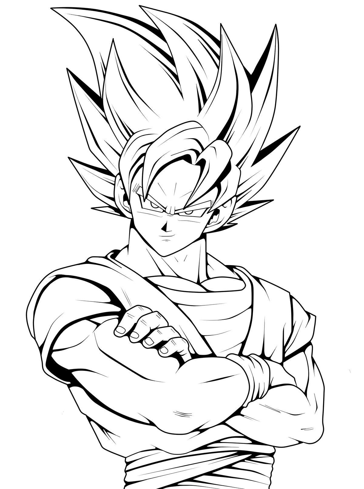 A Dessiner | Coloriage Dragon Ball, Coloriage Dragon avec Coloriage Dragon Ball Z,