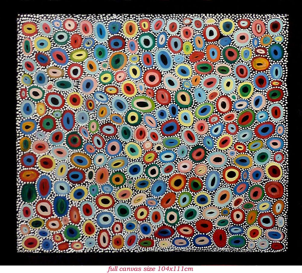 Aboriginal Art - Soakage Site Tammy Watson - Large Size intérieur Dessin Mixed Dots