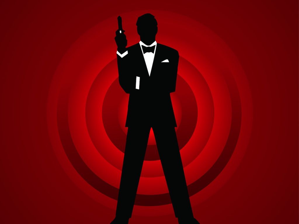 Agent 007 Vector Art &amp;amp; Graphics | Freevector destiné Dessin 007