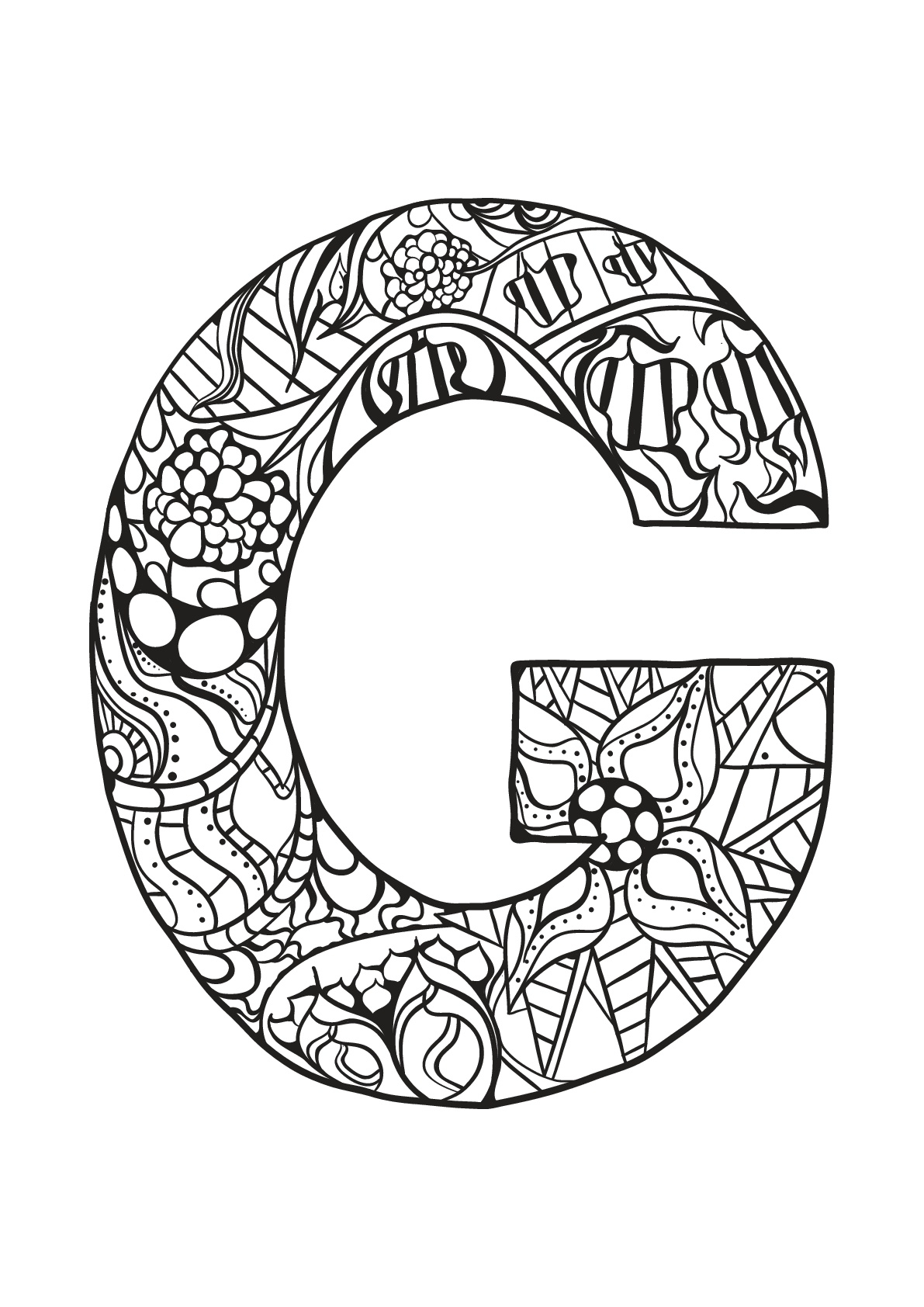 Alphabet Lettre G - Coloriages Alphabet Et Lettres encequiconcerne La Lettre Q Coloriage