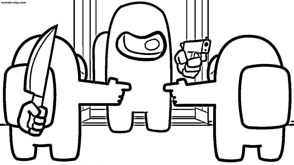 Among Us Coloring Pages Print For Free 100 Coloring Pages dedans U À Colorier