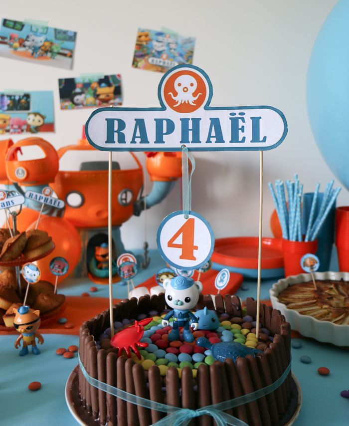 Anniversaire 4 Ans - Octonautes - Illustrations - Le Monde avec 4 Ans Dessin Animé,