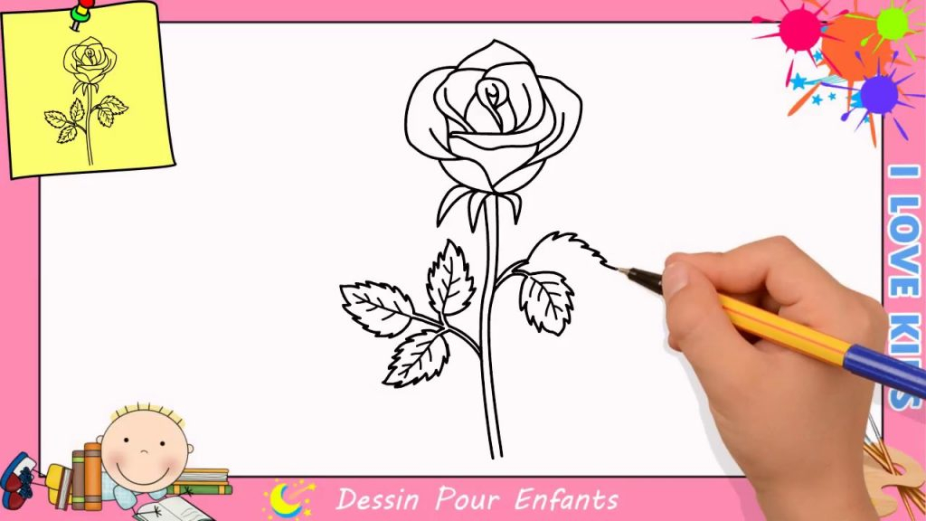 Apprendre À Dessiner Une Rose | Social Useful Stuff pour Comment Dessiner V,