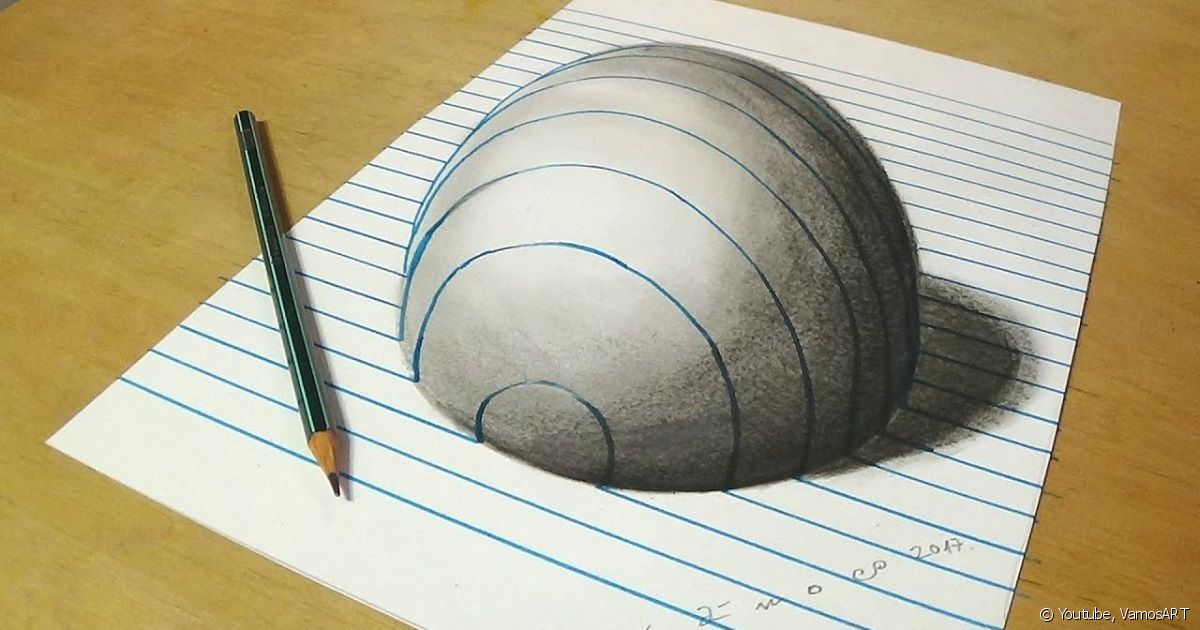 Apprenez À Dessiner En 3D Grâce À Ces 5 Tutos Renversants avec Dessin Coloriage 3D