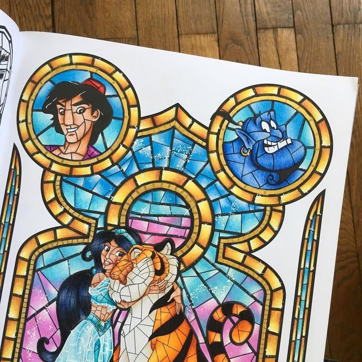 Aquarel&amp;#039; Art (@Aquarel_Art) • Instagram Photos And Videos intérieur Coloriage Vitraux Disney,