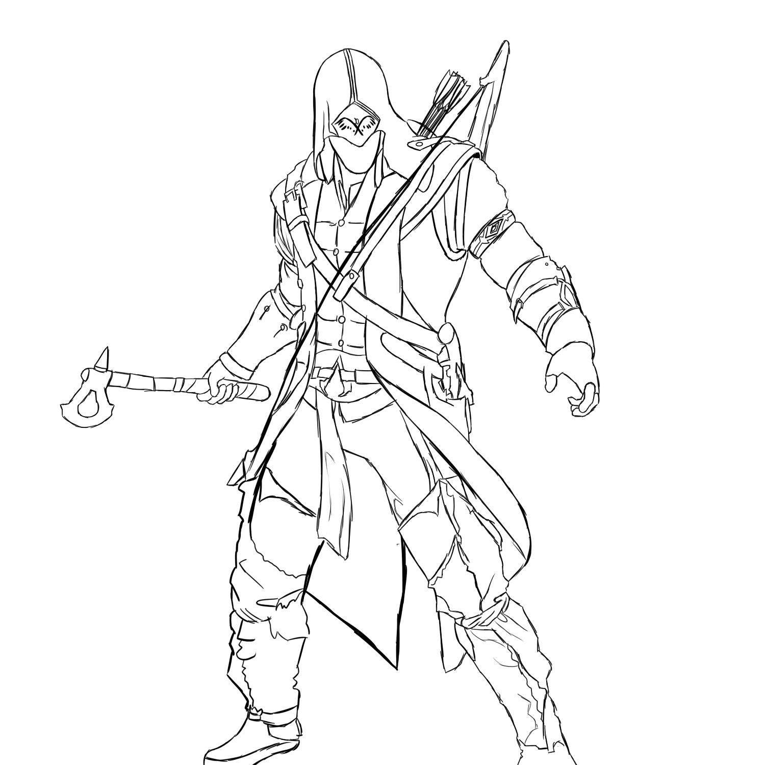 Assassin&amp;#039;S Creed (Video Games) - Printable Coloring Pages pour S Dessin