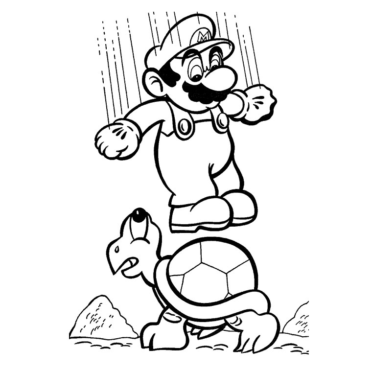 Ausmalbilder Mario Kart 8 - Nabatimartb encequiconcerne Coloriage Mario Kart 8