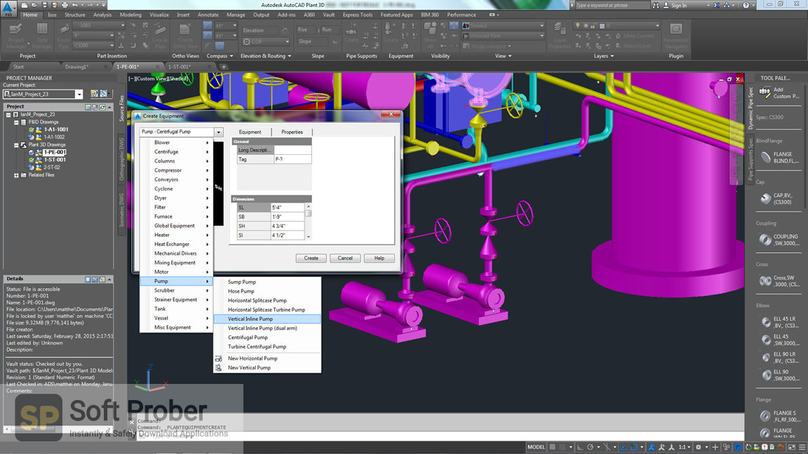 Autodesk Autocad Plant 3D 2021 Free Download - Softprober avec Dessin 3D Autocad 2021,